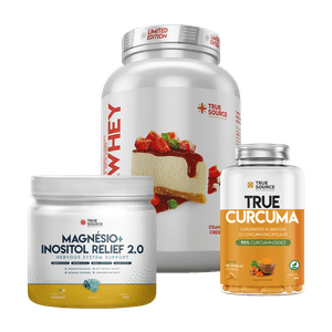 Combo Vida Saudável 1 True Whey Strawberry Cheesecake