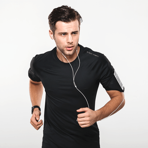 Camiseta Dry Fit Preta Masculina True Sports Tamanho G