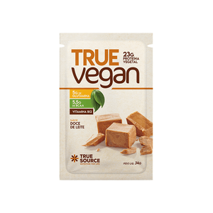 Proteína Vegana True Vegan Doce de Leite Sachê 34g True Source