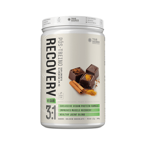 Pós-treino Recovery Sport Line Vegan Golden Chocolate 900g True Source