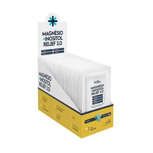 True Magnésio + Inositol Relief 3.0 Maracujá Display c/ 30 Sachês True Source