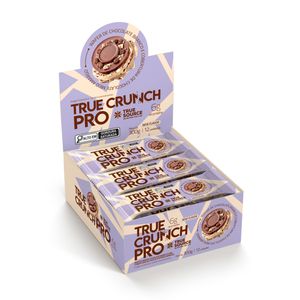 True Crunch Pro Chocolate Meio Amargo Caixa c/ 12 Unidades True Source