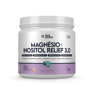 True Magnésio + Inositol Relief 3.0 Camomila, Laranja e Lavanda 350g True Source