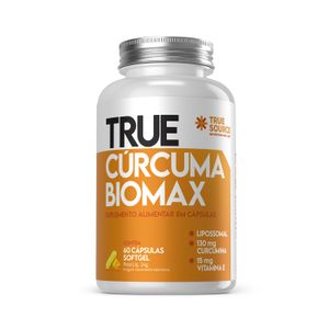 True Cúrcuma Biomax Lipossomal c/ 60 Cápsulas True Source