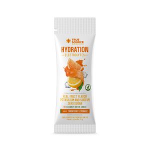 Hydration Electrolytes Tangerine Lemonade Sachê 5g True Source